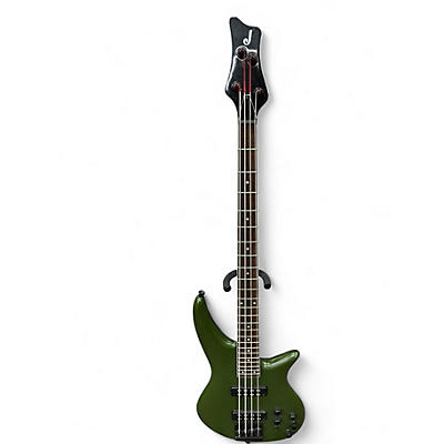 Used Jackson SPECTRA SBX IV ARMY GREEN Electric Bass Guitar