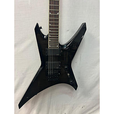 Jackson Used Jackson STAR WARRIOIR WRMG Trans Black Solid Body Electric Guitar