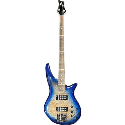 Jackson Used Jackson Sbxq IV Amber Blue Electric Bass Guitar