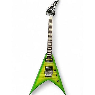Used Jackson Scott Ian Signature Soloist Green Solid Body Electric Guitar