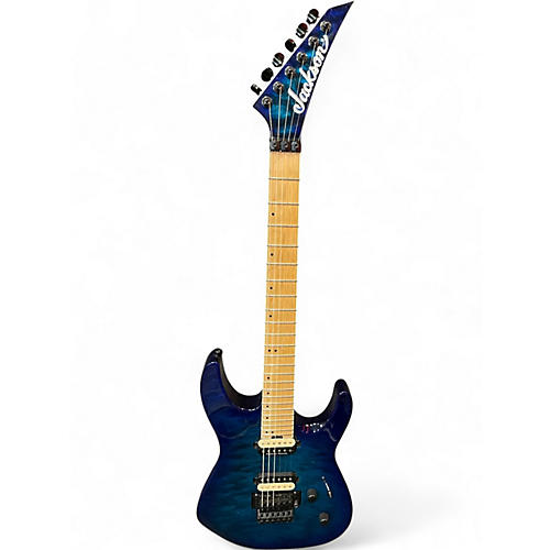 Used Jackson Soloist Blue Solid Body Electric Guitar Blue
