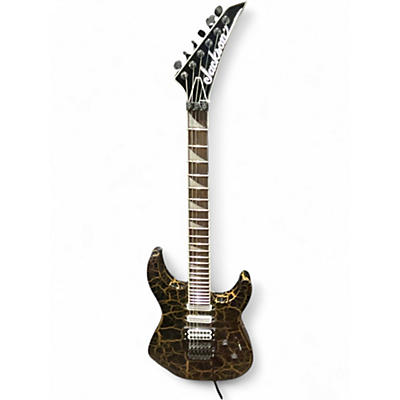 Used Jackson Soloist SL3 Black and Gold Solid Body Electric Guitar