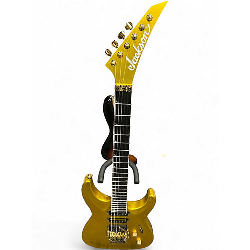 Used Jackson Soloist SL3 Metallic Gold Solid Body Electric Guitar Metallic Gold