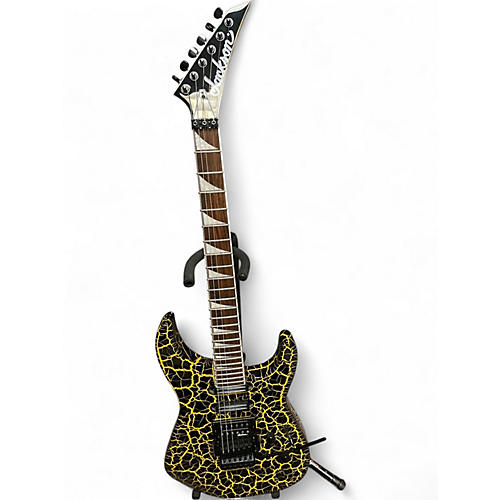 Used Jackson Soloist SL3 Yellow Crackle Solid Body Electric Guitar Yellow Crackle