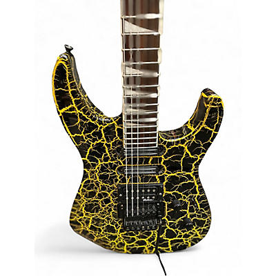Used Jackson Soloist SL3 Yellow Crackle Solid Body Electric Guitar