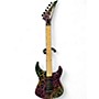 Used Jackson Soloist SL3M Rainbow Crackle Solid Body Electric Guitar Rainbow Crackle