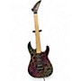 Used Jackson Soloist SL3M Rainbow Crackle Solid Body Electric Guitar Rainbow Crackle