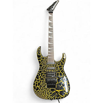 Used Jackson Soloist SL3X DX Yellow Crackle Solid Body Electric Guitar