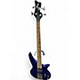 Used Jackson Spectra Bass JS3 Blue Electric Bass Guitar Blue
