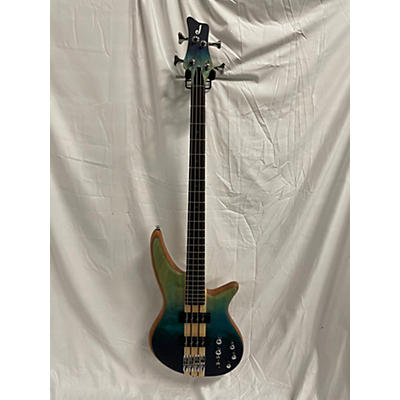 Jackson Used Jackson Spectra Pro SPB4 Caribbean Blue Electric Bass Guitar