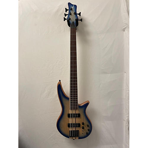 Jackson Used Jackson Spectra Pro Series 5 String Blue Electric Bass Guitar Blue