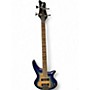 Used Jackson Spectra SBXQ IV Amber Blue Burst Electric Bass Guitar Amber Blue Burst