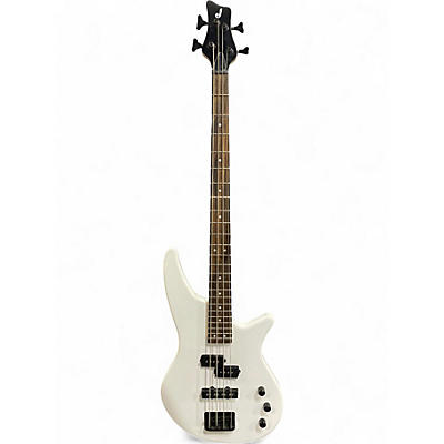 Used Jackson Spectra js2 Alpine White Electric Bass Guitar