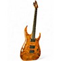 Used Jackson USA MISHA MANSOR HT6QM Trans Amber Solid Body Electric Guitar Trans Amber