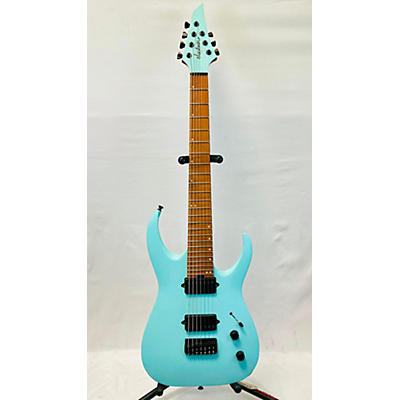 Used Jackson USA Signature Misha Mansoor Juggernaut HT7 Daphne Blue Solid Body Electric Guitar