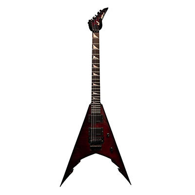 Jackson Used Jackson Usa Custom KV6 Corey Beaulieu Signature Transparent Red Solid Body Electric Guitar