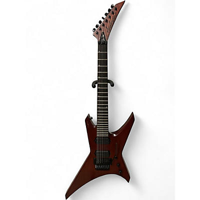 Used Jackson WR7 Dave Davidson Walnut Stain Solid Body Electric Guitar