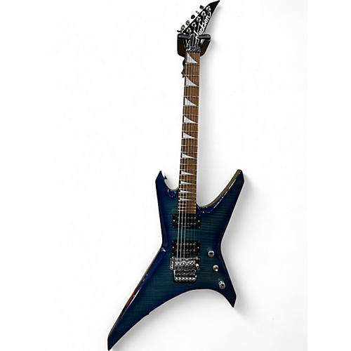 Used Jackson WRXT WARRIOR MIJ BLUE FLAMED Solid Body Electric Guitar BLUE FLAMED