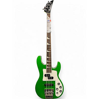 Used Jackson X SERIES CONCERT  CBXNT DX Green Electric Bass Guitar