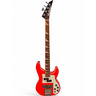 Used Jackson X SERIES CONCERT Orange Electric Bass Guitar
