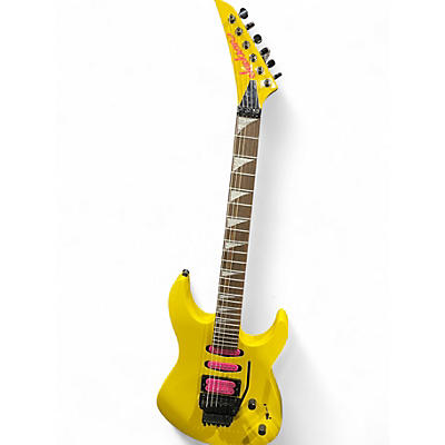 Used Jackson X SERIES DINKY DK3XR CAUTION YELLOW Solid Body Electric Guitar