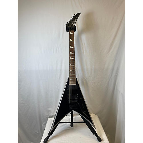 Jackson Used Jackson X SERIES KVXMG7 BLACK WITH SILVER BEVELS Solid Body Electric Guitar BLACK WITH SILVER BEVELS