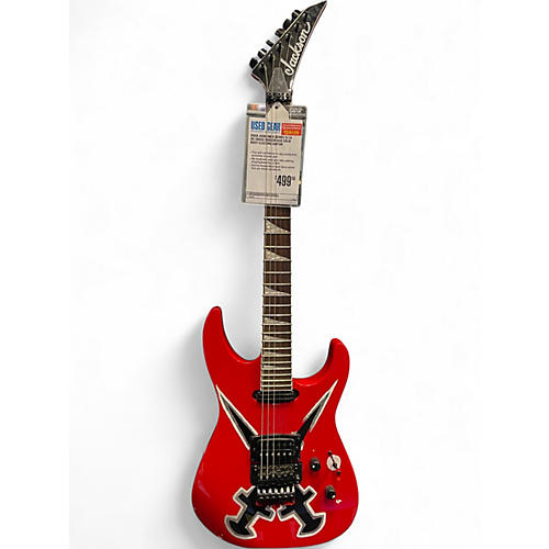 Used Jackson X SERIES SL1A DX CROSS DAGGER RED Solid Body Electric Guitar RED