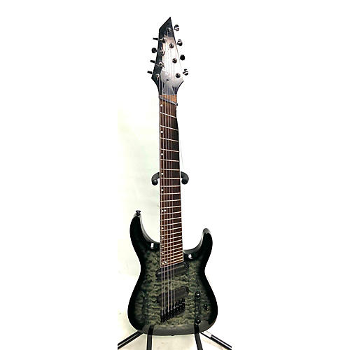 Jackson Used Jackson X SERIES SOLOIST 8 STRING Trans Black Hollow Body Electric Guitar Trans Black