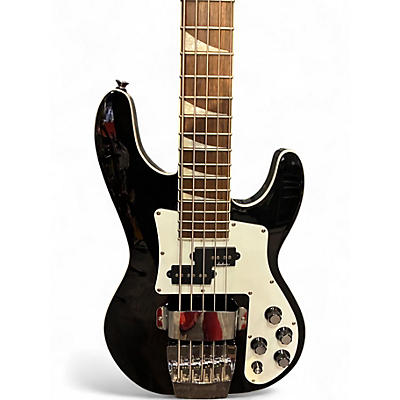Used Jackson X Series CBXNT DX V Black and White Electric Bass Guitar