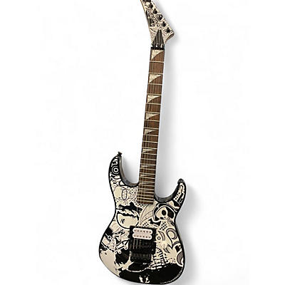 Used Jackson X Series Dinky DK1 H  Skull Kaos Solid Body Electric Guitar