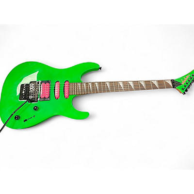 Used Jackson X Series Dinky DK3XR Neon Green Solid Body Electric Guitar
