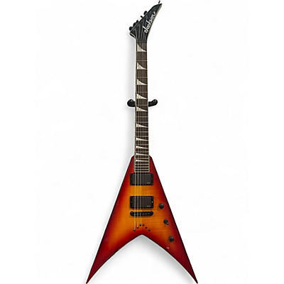 Used Jackson X Series King V KVXT Red Burst Solid Body Electric Guitar
