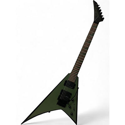 Used Jackson X Series RRx24 Army Drab with Black Bevels Solid Body Electric Guitar