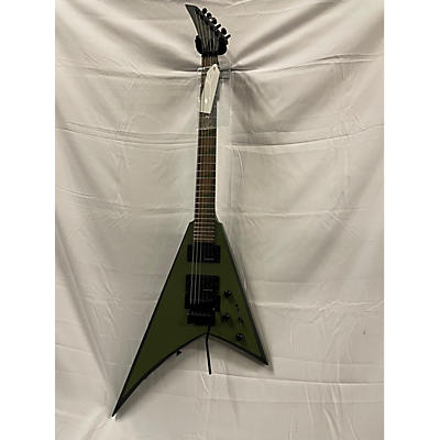 Jackson Used Jackson X Series Rhoads RRX24 Olive Drab Solid Body Electric Guitar