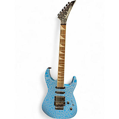 Used Jackson X Series SL3X DX Blue Crackle Solid Body Electric Guitar