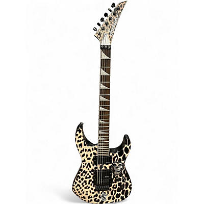 Used Jackson  X Series SLX DX  LEOPARD PRINT  Solid Body Electric Guitar
