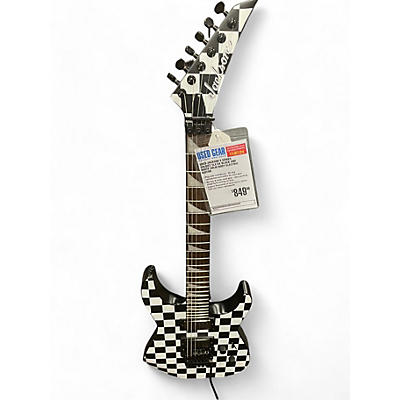 Jackson Used Jackson X Series Soloist SLX DX Black And White Solid Body Electric Guitar