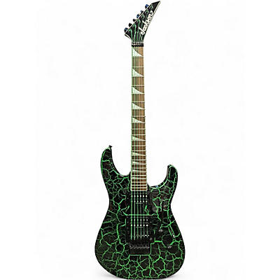 Used Jackson X Series Soloist SLX Green Crackle Solid Body Electric Guitar