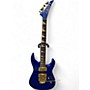 Used Jackson X Series Soloist  lightning blue Solid Body Electric Guitar lightning blue