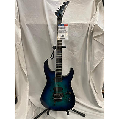 Jackson Used Jackson X Series Solosit Blue Burst Solid Body Electric Guitar