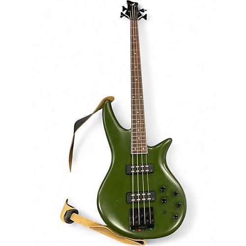 Used Jackson X Series Spectra Bass SBXIV Green Electric Bass Guitar Green