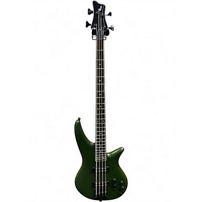 Used Jackson X Series Spectra IV Army Green Electric Bass Guitar
