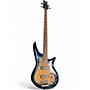 Used Jackson X Series Spectra SBXQ IV Blue Burst Electric Bass Guitar Blue Burst