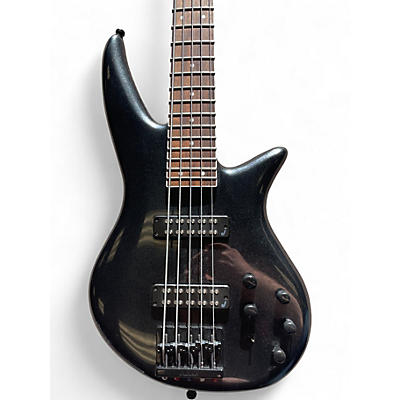 Used Jackson X Series Spectra V Metallic Black Electric Bass Guitar