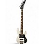 Used Jackson X series Concert Bass CBXNT White Electric Bass Guitar White