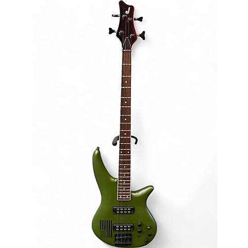 Jackson Used Jackson X series SBX4 Spectra bass Olive drab Electric Bass Guitar Olive drab