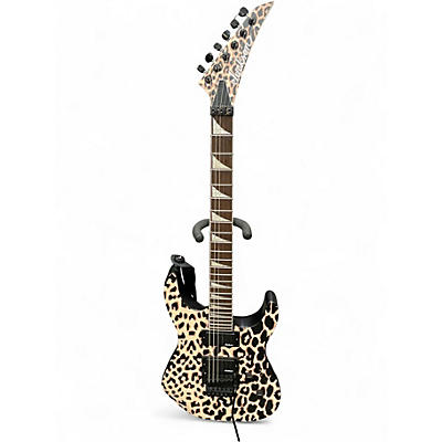 Used Jackson X series slx dx leopard print leopard Solid Body Electric Guitar