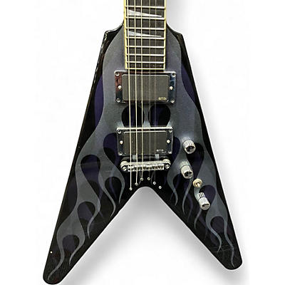 Used Jackson Y2KV DAVE MUSTAINE PURPLE FLAME Solid Body Electric Guitar