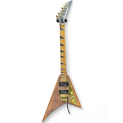 Used Jackson Ziricote JS42 Rhoads Natural Solid Body Electric Guitar