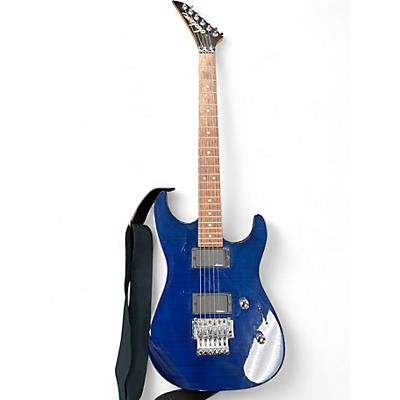 Used Jackson dinky reverse fr Blue Solid Body Electric Guitar